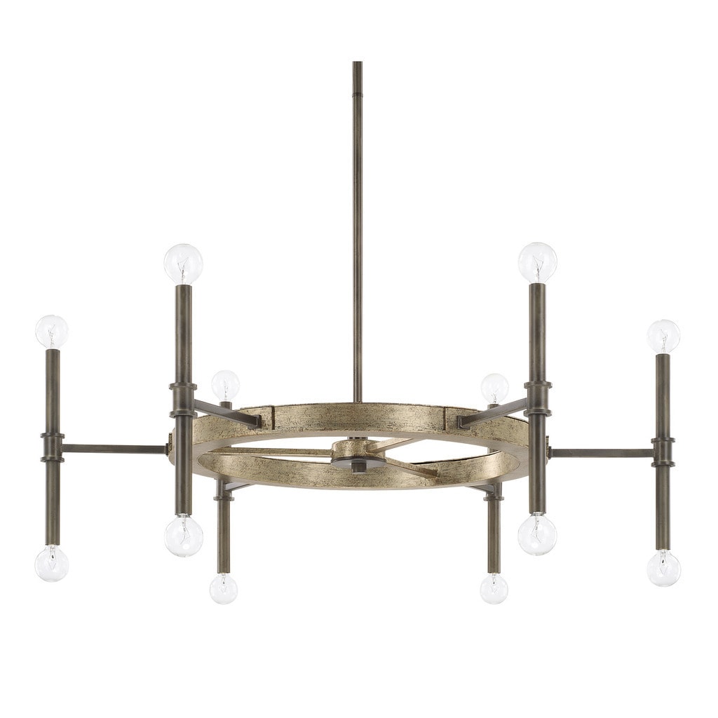 Capital Lighting Donny Osmond Gavin Collection 12-light Iron/Gold Chandelier - Chandeliers For Bedrooms by Overstock.com