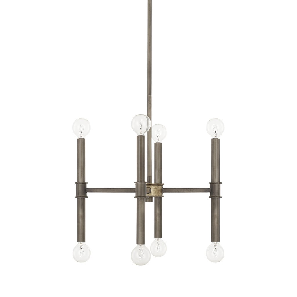Capital Lighting Donny Osmond Gavin Collection 8-light Iron/Gold Chandelier - Chandeliers For Bedrooms by Overstock.com