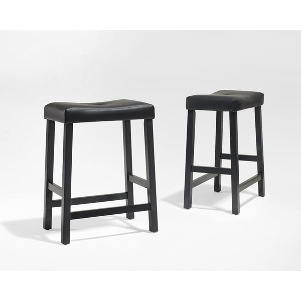 Upholste Saddle Seat Bar Stool Finish With 24 Inch Seat Height Set Of Two Crosley Bar Stool Home Garden Worldenergy Ae