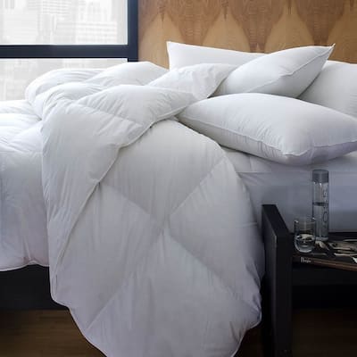 1221 Bedding Cotton Sateen European White Goose Down Comforter