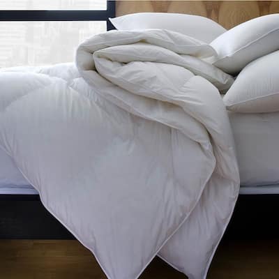 1221 Bedding Premium Luxury German Batiste Siberian White Goose Down Comforter
