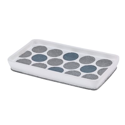 Avanti Dotted Circles Tray - White