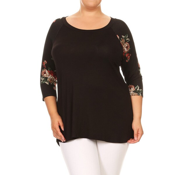 plus size 34 sleeve black cardigan women