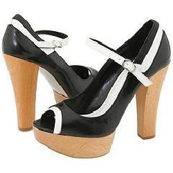 Charles by Charles David Vicious Black/White Pumps/Heels