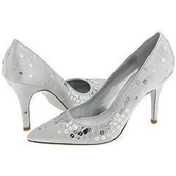 Charles by Charles David Soul Silver Satin Pumps/Heels  