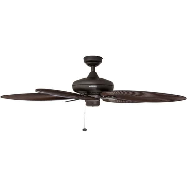 Moasis 52 Palm Leaf Tropical Style Ceiling Fan LED Light with Remote - On  Sale - Bed Bath & Beyond - 37919008