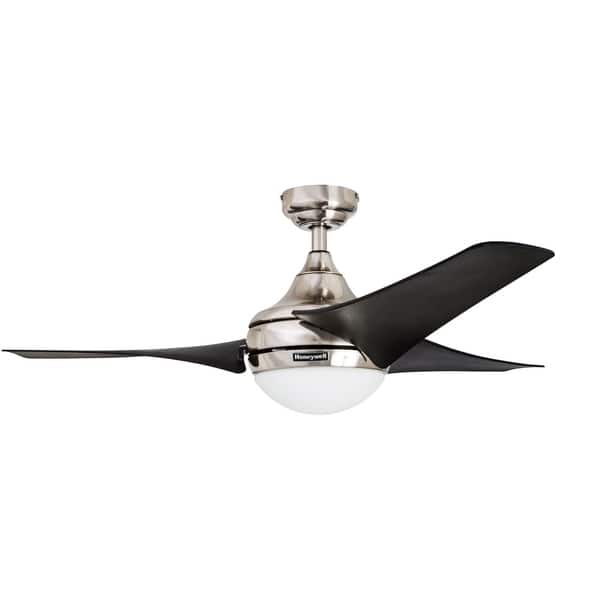 Shop 52 Honeywell Rio Brushed Nickel 3 Blade Ceiling Fan With