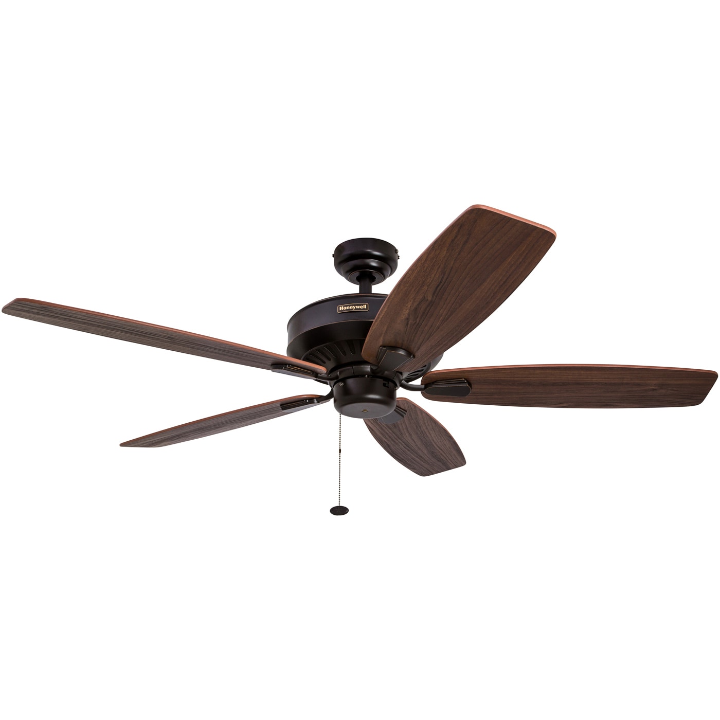 52 Honeywell Birnham Oil Rubbed Bronze Ceiling Fan With 4 Light