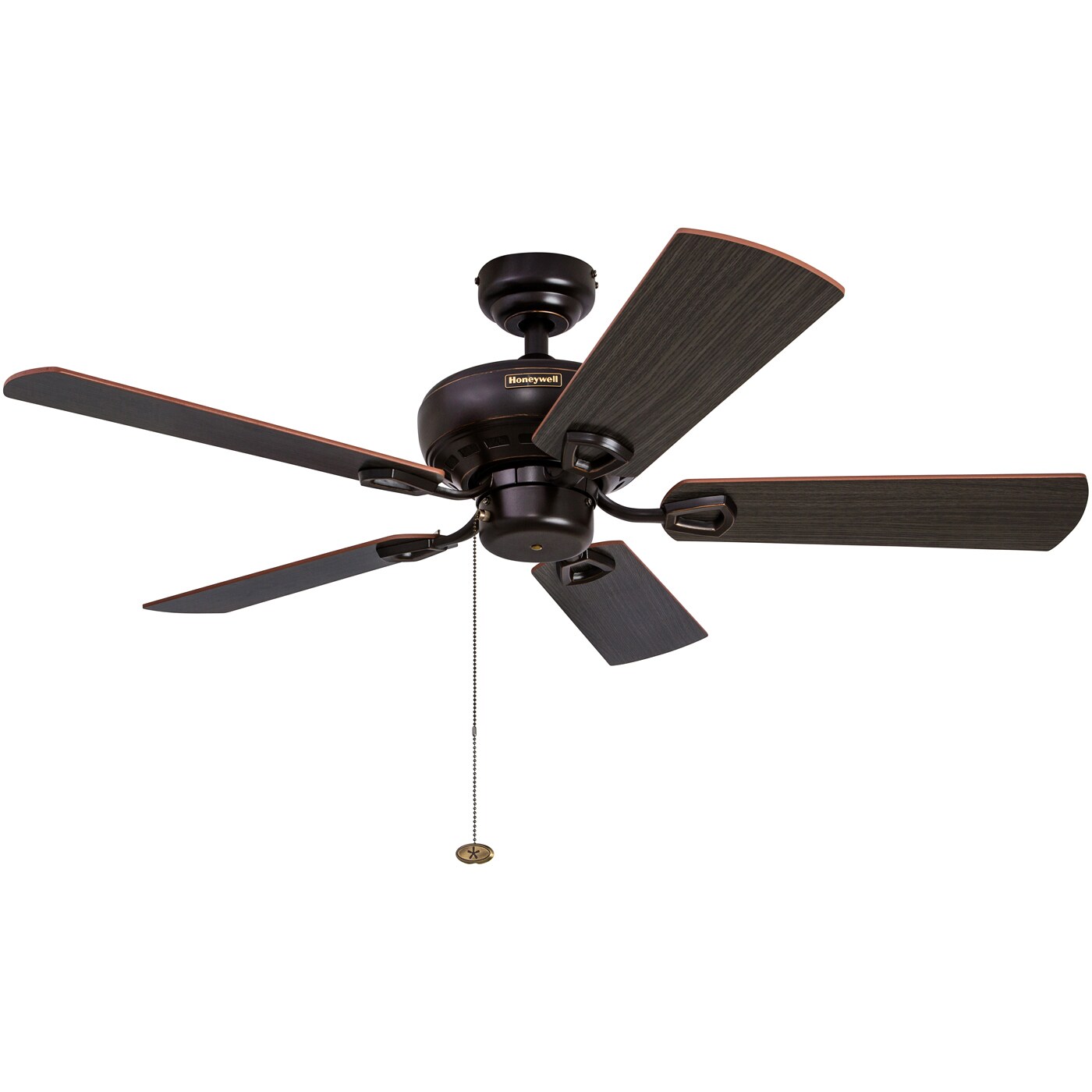 Shop 44 Honeywell Woodcrest Oil Rubbed Bronze Ceiling Fan With