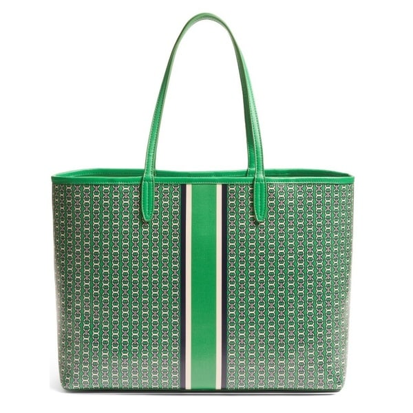 tory burch tote green