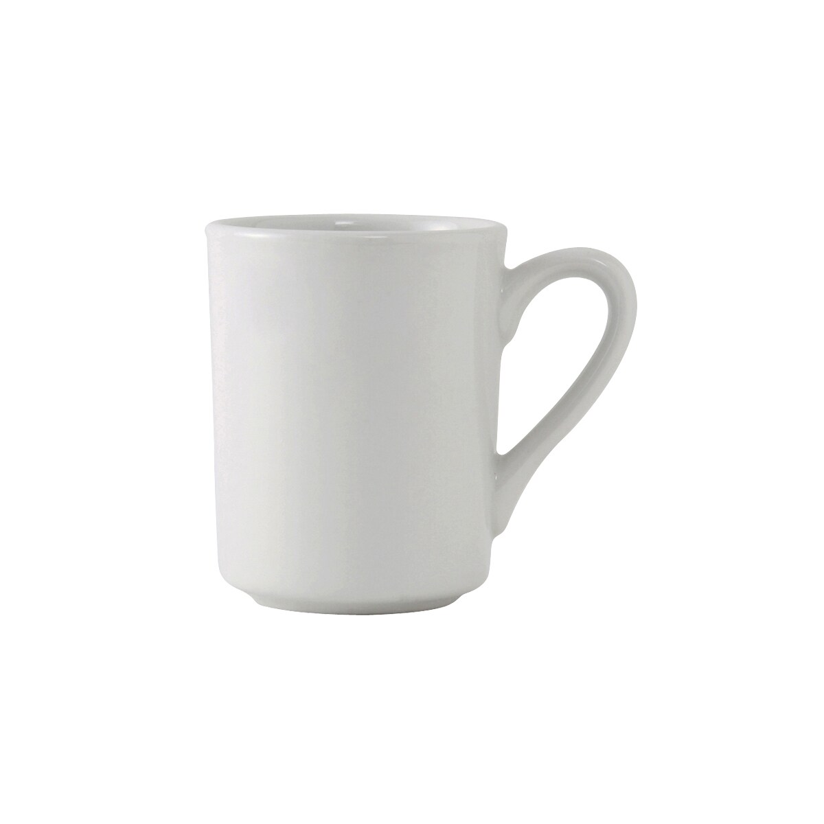 Tuxton China Tiara Ceramic Mugs - 8 Oz. Healthcare & Restaurant Grade (Pack Of 36)