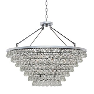 Celeste Glass Drop Crystal Chandelier, Small Celeste Glass Drop Crystal Chandelier, Small