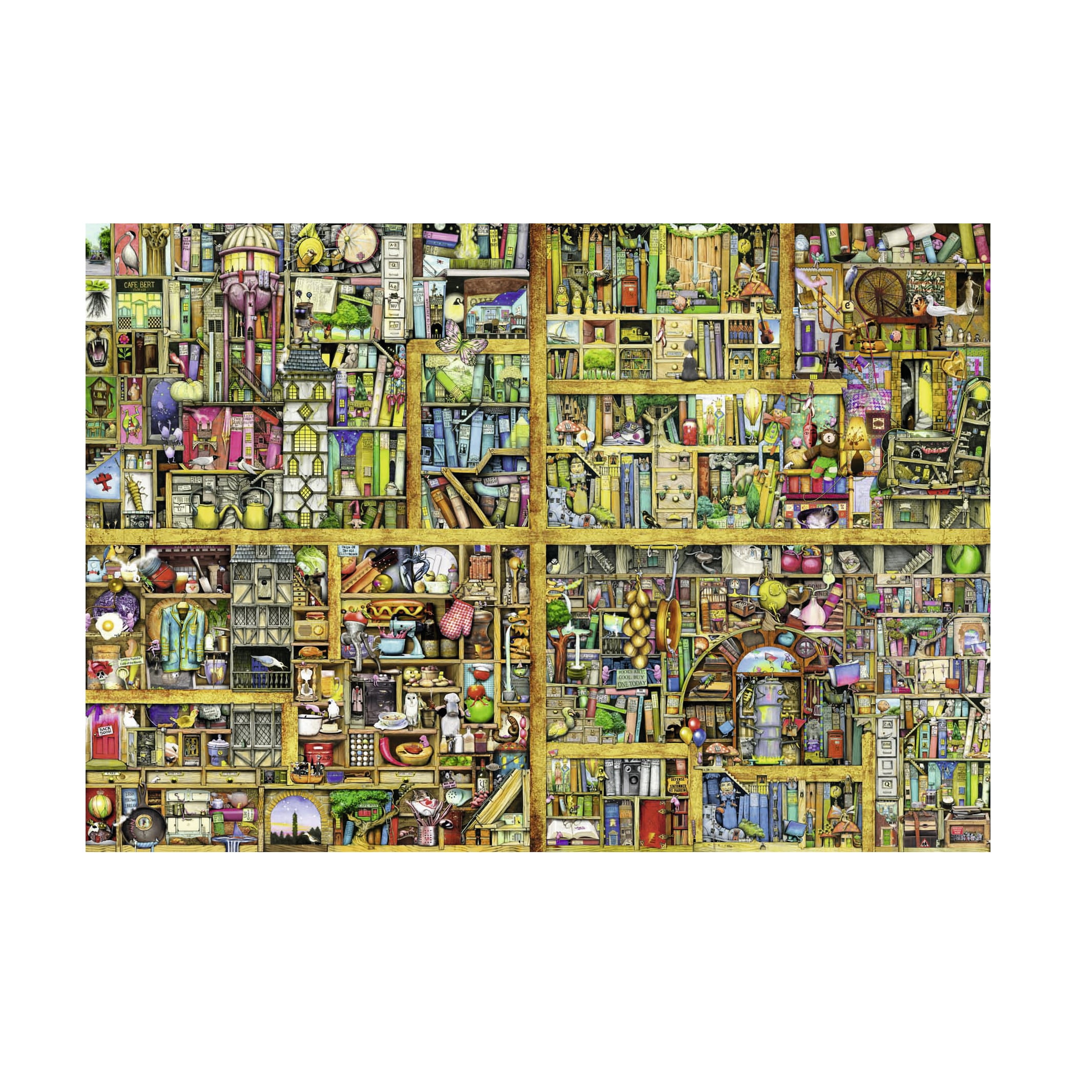 Ravensburger Puzzle 18000 Elements Magic bookcase new