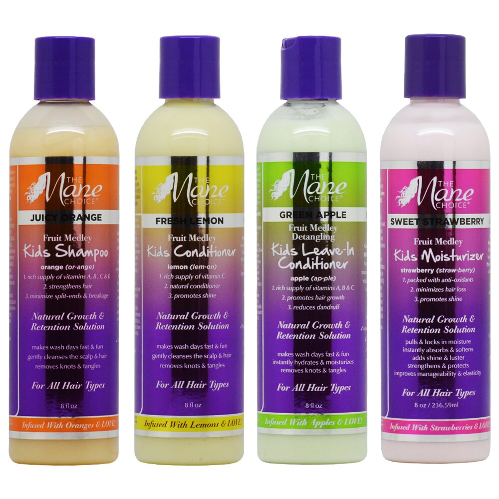 Shop The Mane Choice Fruit Medley Kids 4 Piece Hair Care Set