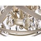 preview thumbnail 8 of 9, Benita 4-light Light Gold with Bronze Metal Crystal Orb Chandelier