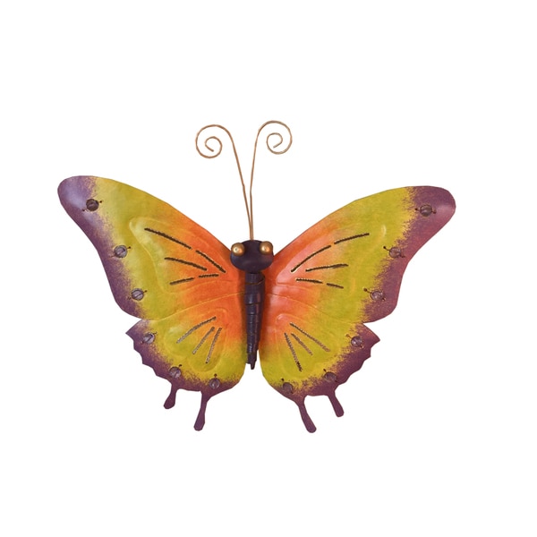 Handmade D-Art Iron Butterfly Wall Decor (Indonesia). Opens flyout.