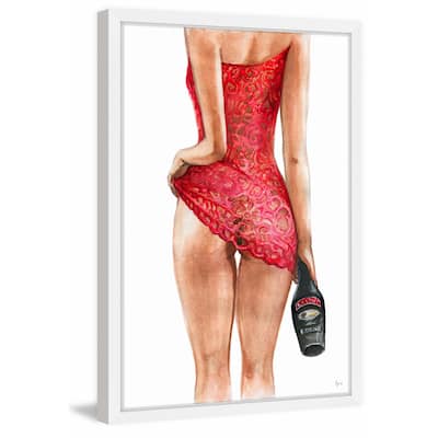 'Through the Mesh' Framed Painting Print