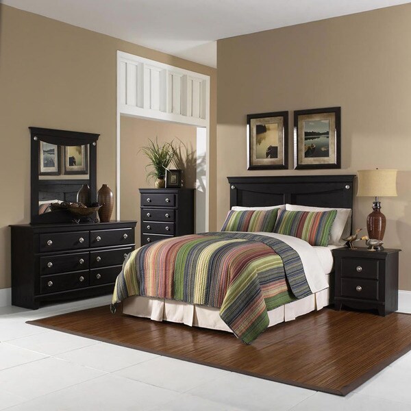 Shop Cambridge Southampton Brown Wood 5-piece Bedroom ...