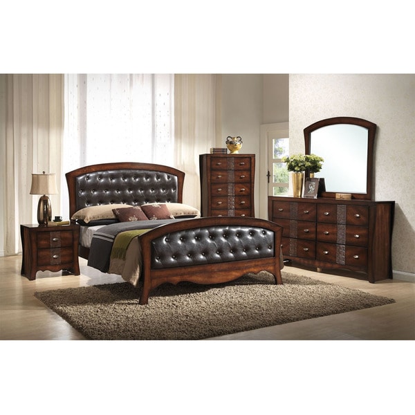 Cambridge Fairmount Espresso Wood 5piece Bedroom Suite with King Bed