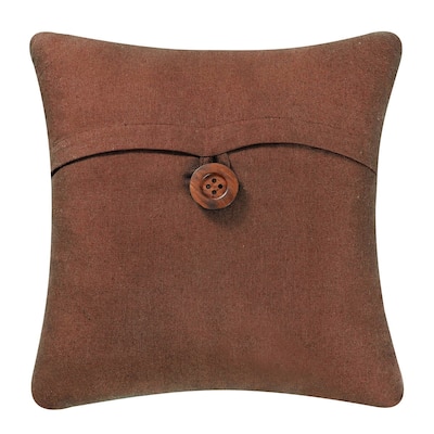 Linen/Cotton Blend Envelope Feather Down 18 Inch Throw Pillow