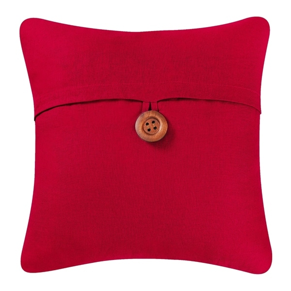 Shop Linen Cotton Blend Envelope Feather Down 18 Inch Throw Pillow