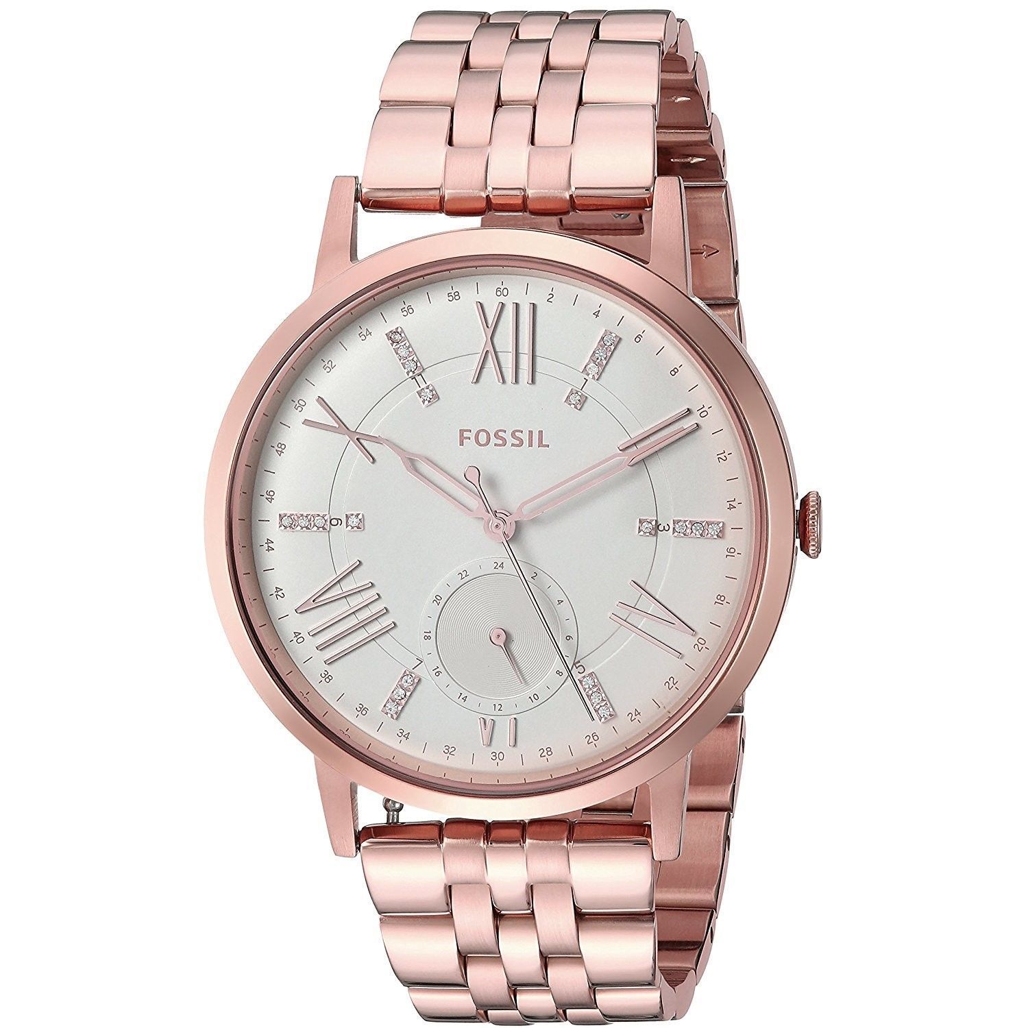 fossil q gazer rose gold