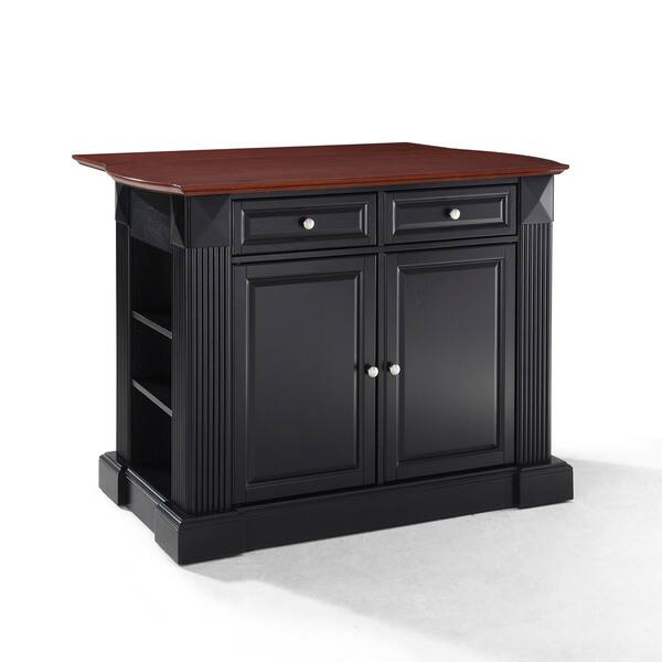 Shop Crosley Furniture Coventry Black Drop Leaf Breakfast Bar Top