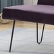 preview thumbnail 7 of 22, Darrow Modern Tufted Velvet Armless Chair by Christopher Knight Home
