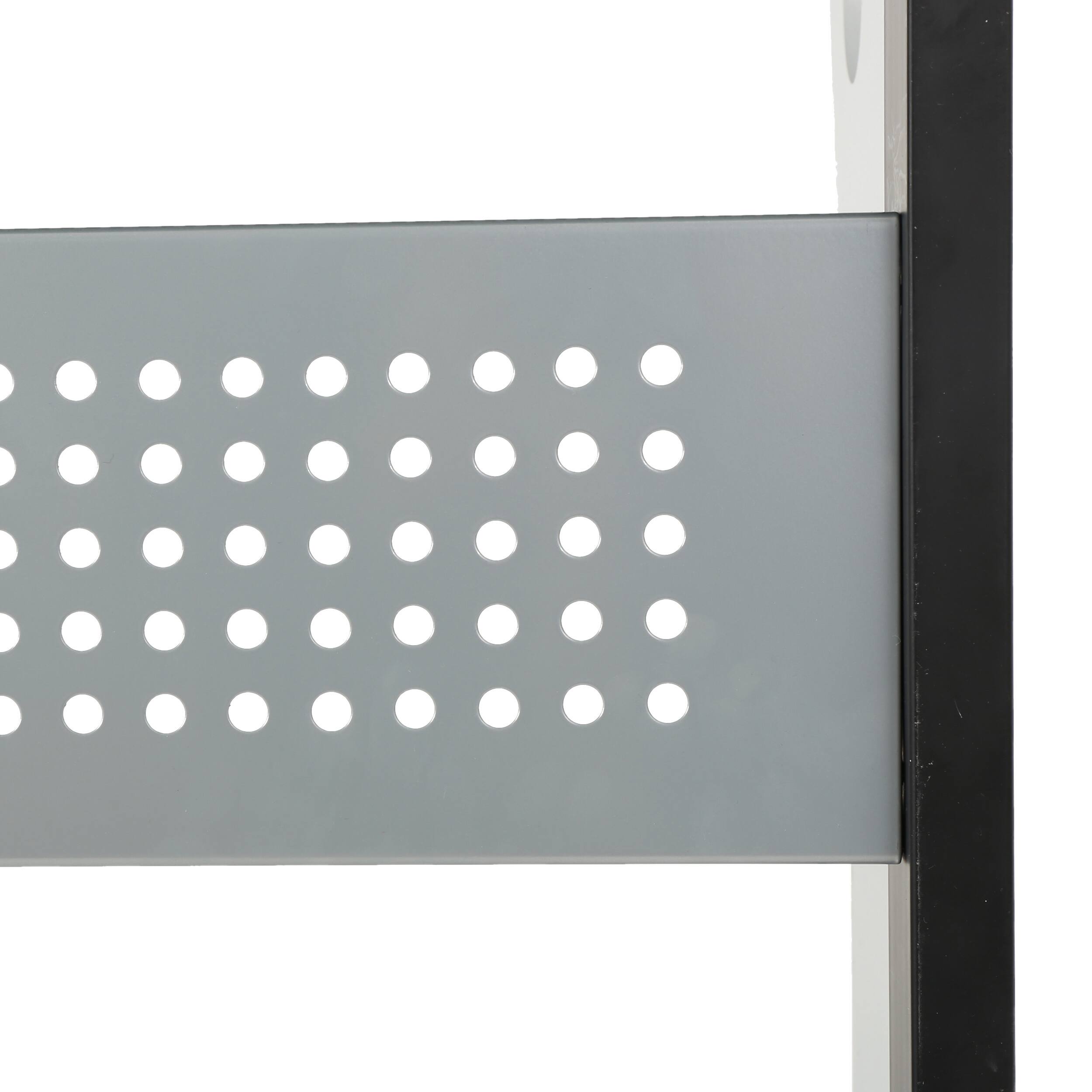 Oria LShape Tempered Glass Office Desk by Christopher Knight Home