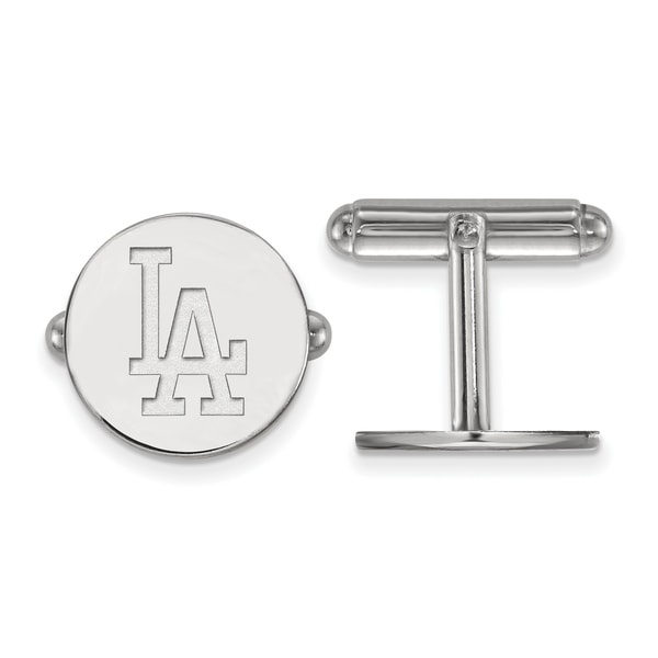 Versil Sterling Silver Los Angeles Dodgers Cuff Link