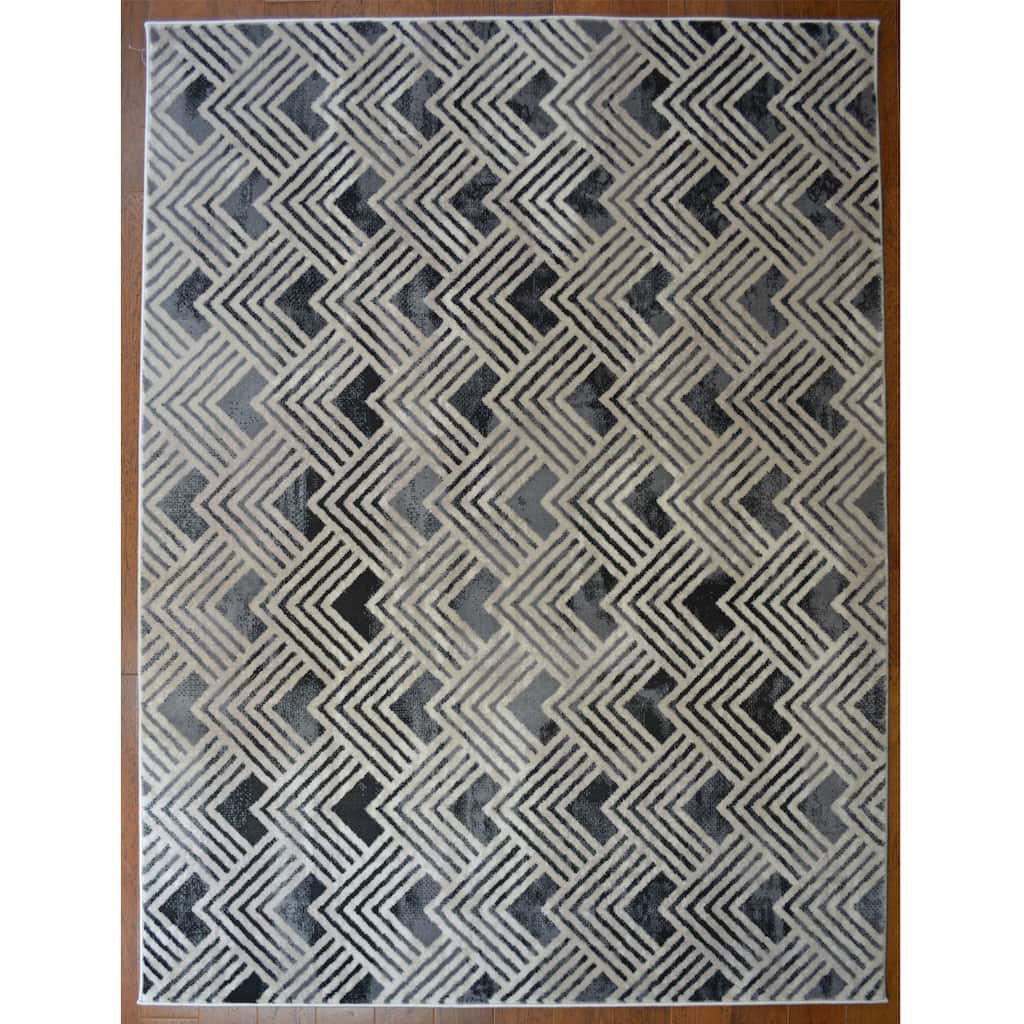 Mayberry Galleria Nickel Contemporary Area Rug