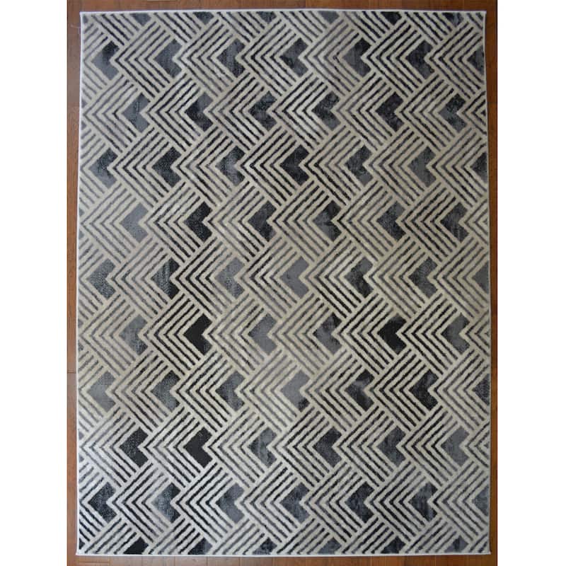 Mayberry Galleria Nickel Contemporary Area Rug