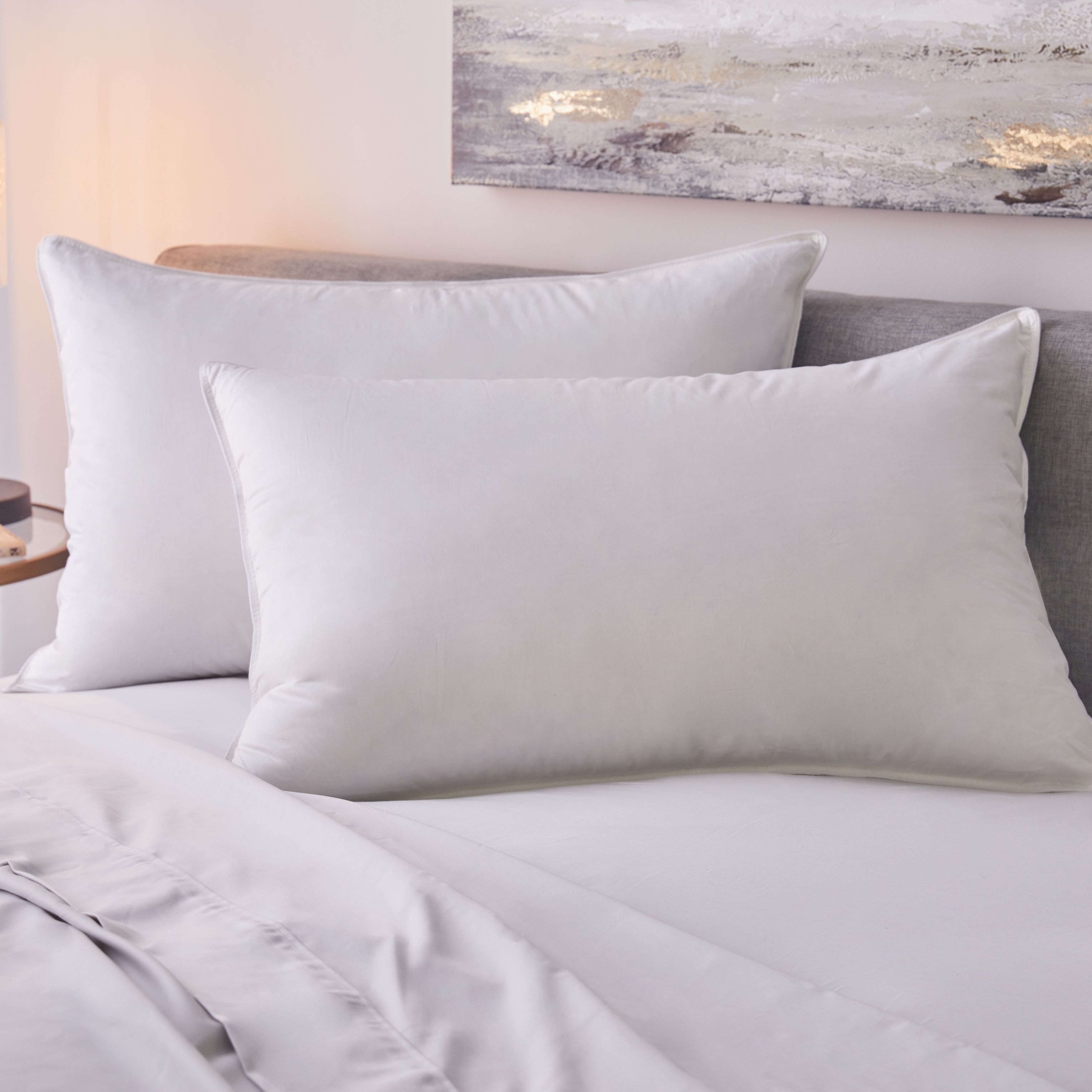 King size down pillows bed hot sale bath beyond