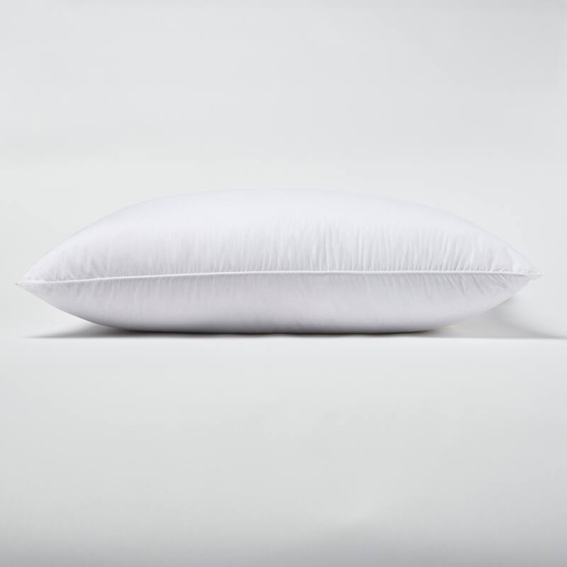 1221 Bedding Sateen White Goose Down Pillow