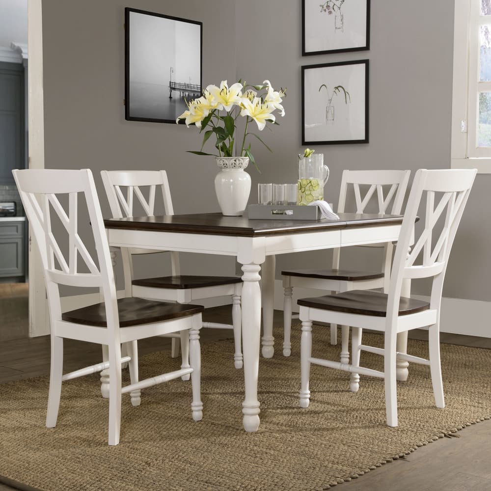 Crosley Shelby 5-piece White Dining Set