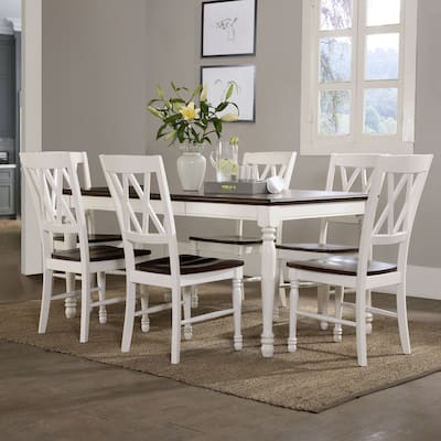 Shelby 7-piece Dining Set in White