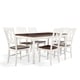 preview thumbnail 4 of 5, Crosley Shelby 7-piece Dining Set in White