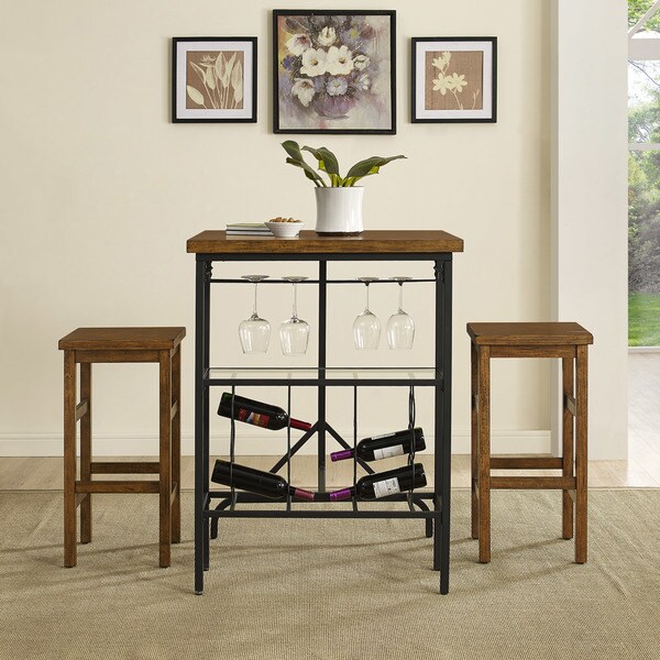 Sienna 3 Piece Casual Dining Set in Moroccan Pine