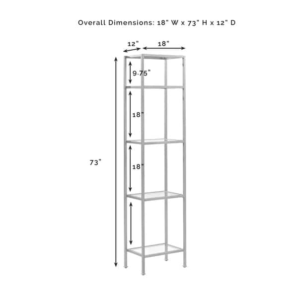 Crosley Aimee Narrow Etagere
