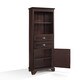lydia tall cabinet in espresso