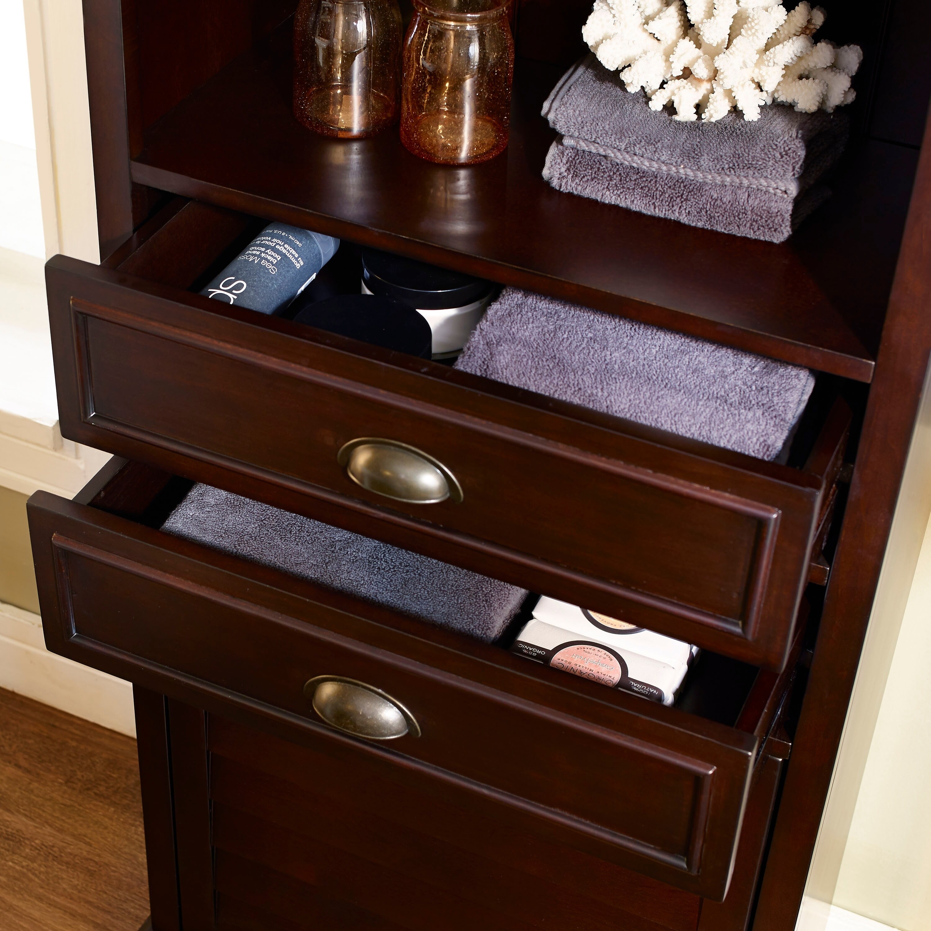 Lydia Tall Cabinet in Espresso