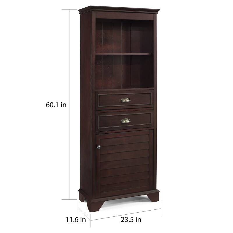 Lydia Tall Cabinet in Espresso