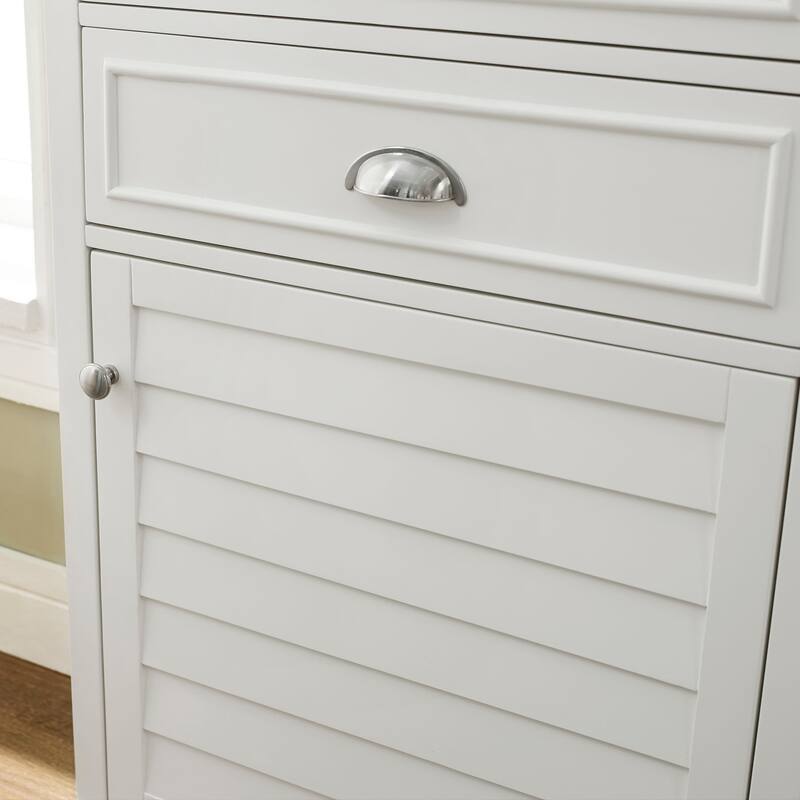 Lydia Tall Cabinet in White