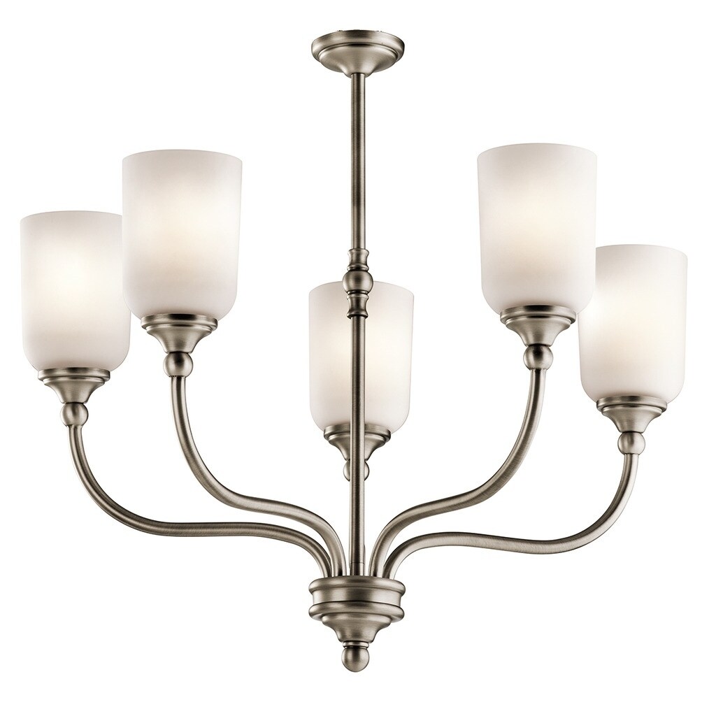 Kichler Lighting Lilah Collection 5-light Antique Pewter Chandelier - Chandeliers For Bedrooms by Overstock.com