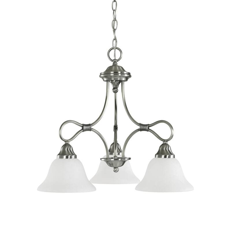 Kichler Lighting Stafford Collection 3-light Antique Pewter Chandelier