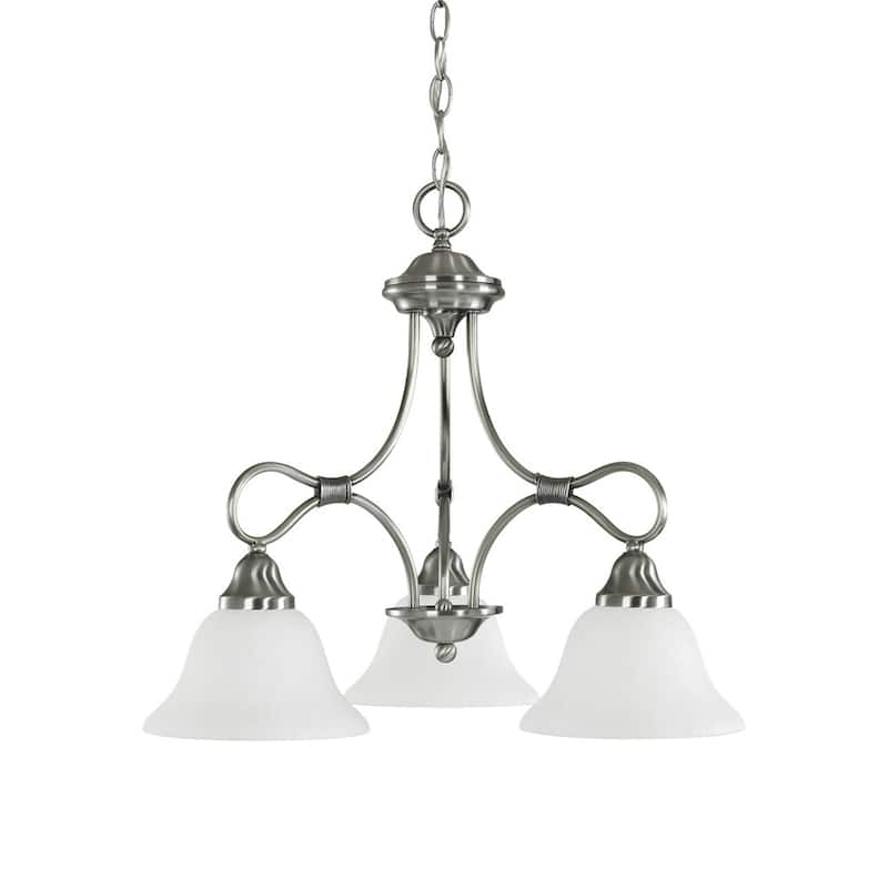 Kichler Lighting Stafford Collection 3-light Antique Pewter Chandelier