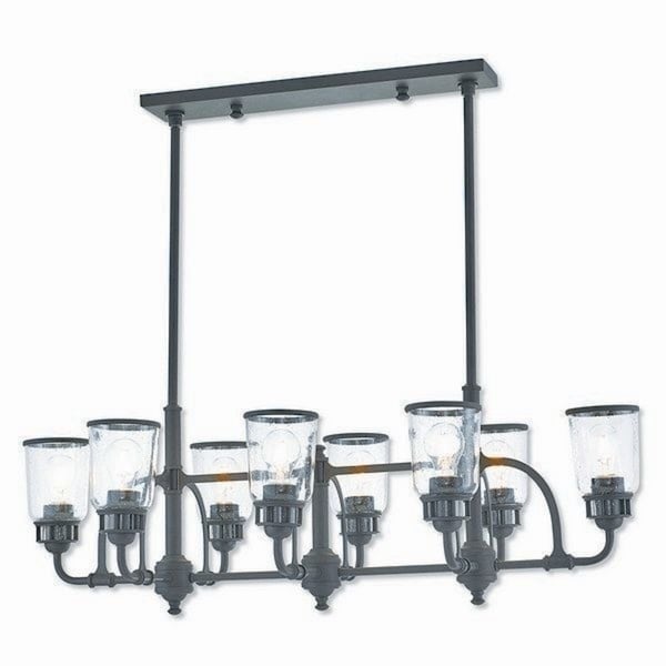 Livex Lighting 40028-07 Lawrenceville Bronze 8-light Indoor Chandelier
