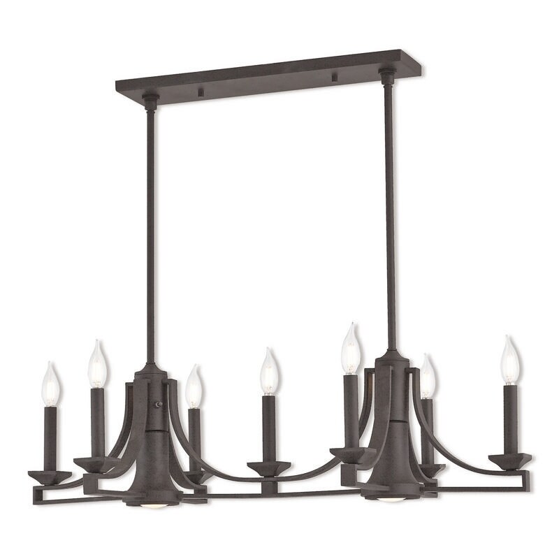 Livex Lighting Trumbull 9-light Bronze Indoor Chandelier (Bronze) - Chandeliers For Bedrooms by Overstock.com