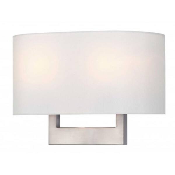 2-Light Chrome Finish W 6" H 12" Apollo Crystal Wall Sconce Light Square Shape 2-Light Chrome Finish W 6" H 12" Apollo Crystal Wall Sconce Light Square Shape