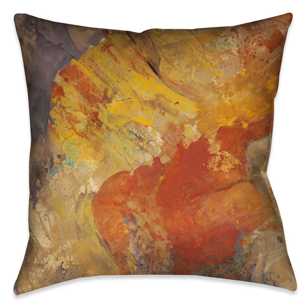 Laural Home 'Amber Patterns II' Indoor Decorative Throw Pillow
